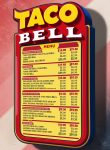 Taco bell menu with prices
