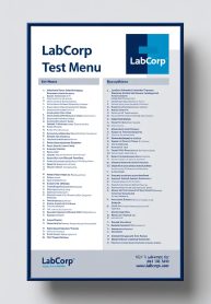 Labcorp Test Menu